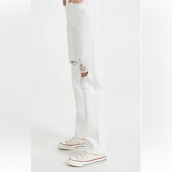 Citizens of Humanity EVA ripped white straight jeans - Picture 3 of 14